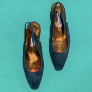About Arianne Galo Suede Slingbacks, Size 40 (9.5)